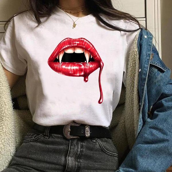 clothing clothes graphic scary women mouth skull mujer fashion print halloween tees female t shirt womens, White
clothing clothes graphic scary women mouth skull mujer fashion print halloween tees female t shirt womens, White