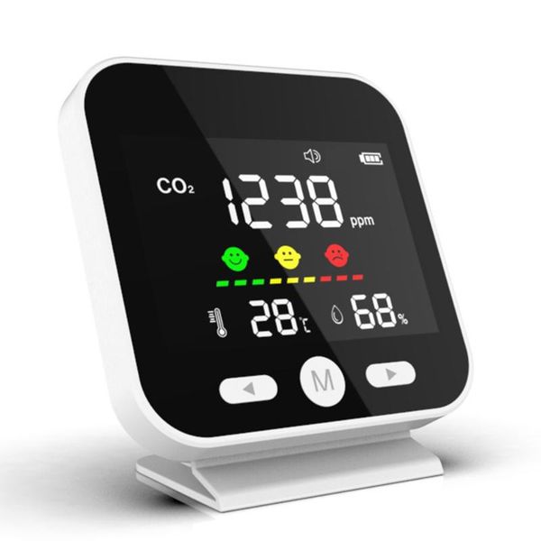 meters 4-in-1 multifunctional digital domestic use carbon dioxide detector co2 concentration ambient temperature and humidity tester
meters 4-in-1 multifunctional digital domestic use carbon dioxide detector co2 concentration ambient temperature and humidity tester