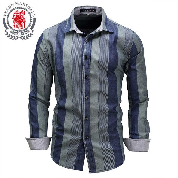 fredd marsha men business dress shirt brand fashion striped shirt men 100% cotton causal long sleeve shirts fm077 210527, White;black
fredd marsha men business dress shirt brand fashion striped shirt men 100% cotton causal long sleeve shirts fm077 210527, White;black