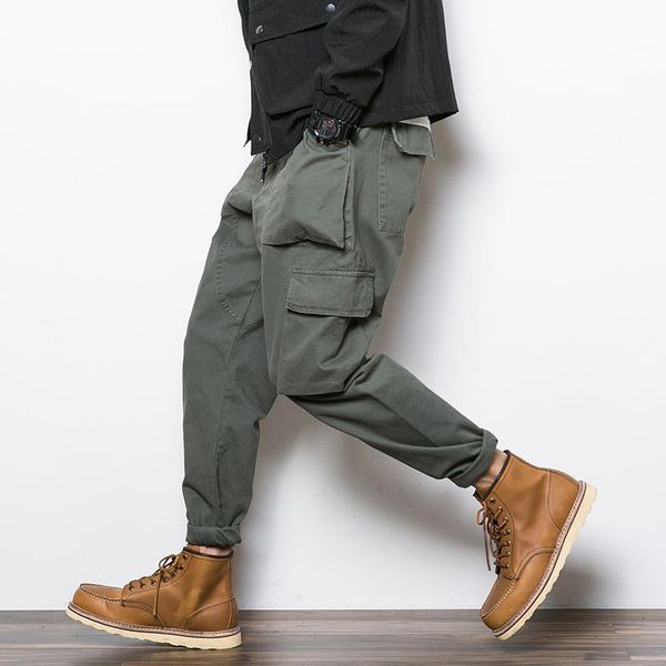 man-made pants male wide loose tide brand yu wenle with edison chen japanese summer casual men's, Black
man-made pants male wide loose tide brand yu wenle with edison chen japanese summer casual men's, Black