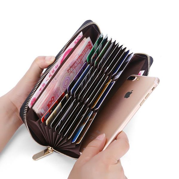 card holders wallets men women wallet pu leather womens and purses pack long mobile phone bag, Brown;gray
card holders wallets men women wallet pu leather womens and purses pack long mobile phone bag, Brown;gray
