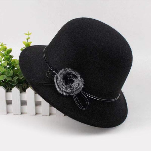 stingy brim hats huiku women's autumn and winter basin hat mink pure color korean fashion mother, Blue;gray
stingy brim hats huiku women's autumn and winter basin hat mink pure color korean fashion mother, Blue;gray