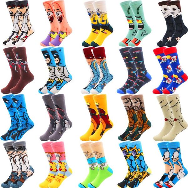men's socks 2021 painting style human type man cotton harajuku colorful full women clown streetwear 1 pair size 40-46, Black
men's socks 2021 painting style human type man cotton harajuku colorful full women clown streetwear 1 pair size 40-46, Black