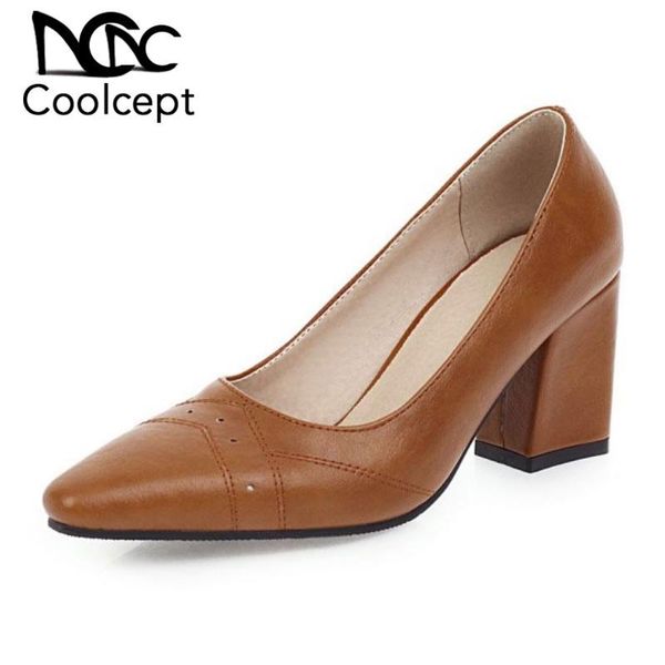 dress shoes coolcept size 32-48 women pumps office work pu leather spring party classics wedding female footwear, Black
dress shoes coolcept size 32-48 women pumps office work pu leather spring party classics wedding female footwear, Black