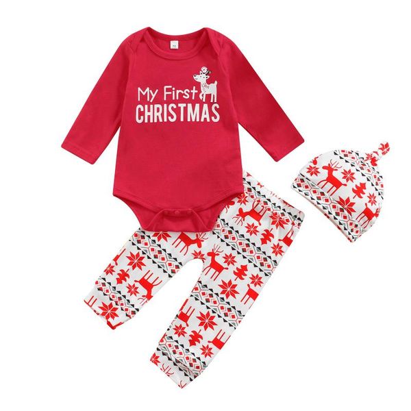 clothing sets my first christmas born baby boy girl long sleeve cotton bodysuit print pant hat 3pcs xmas set, White
clothing sets my first christmas born baby boy girl long sleeve cotton bodysuit print pant hat 3pcs xmas set, White