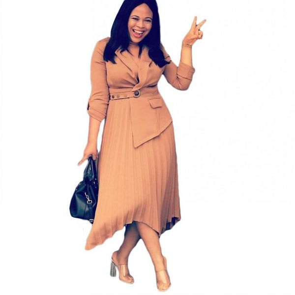 african blazer dresses women high waist pleated patchwork robes spring autumn fashion elegant office lady dress 2021 ethnic clothing, Red
african blazer dresses women high waist pleated patchwork robes spring autumn fashion elegant office lady dress 2021 ethnic clothing, Red