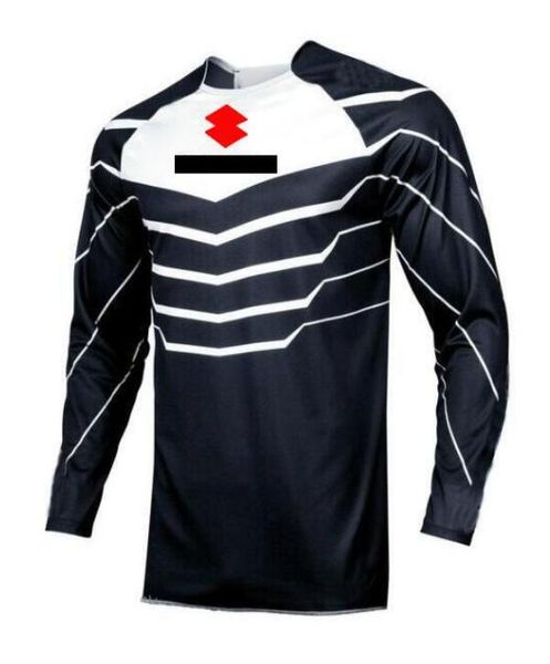 motorcycle riding long-sleeved motocross downhill jersey polyester quick-drying t-shirt can be customized
