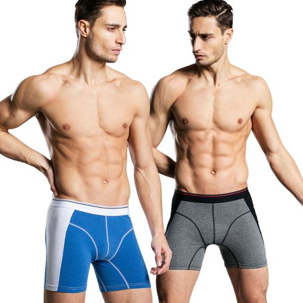 underpants men's running boxer shorts long leg cotton underwaer big pouch boxershorts male breathable gym norcotton, Black;white
underpants men's running boxer shorts long leg cotton underwaer big pouch boxershorts male breathable gym norcotton, Black;white