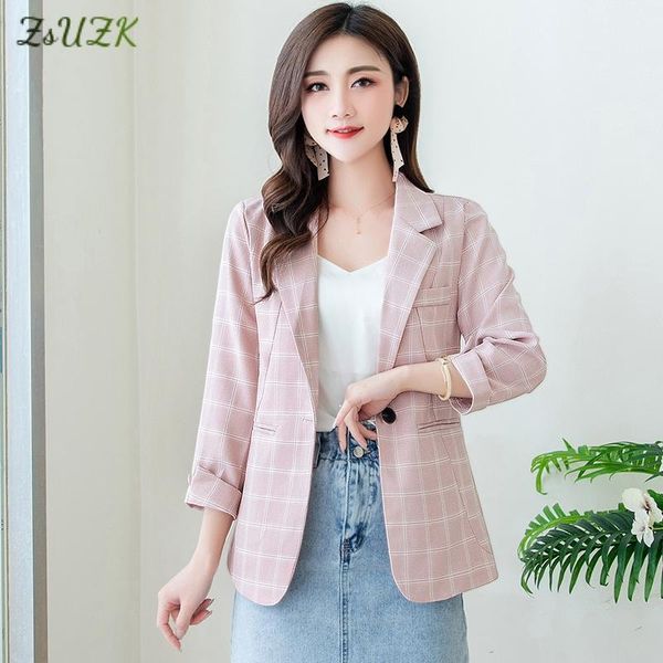 fashion nine quarter women plaid casual blazer single button design women's jacket suits l-3xl & blazers, White;black
fashion nine quarter women plaid casual blazer single button design women's jacket suits l-3xl & blazers, White;black