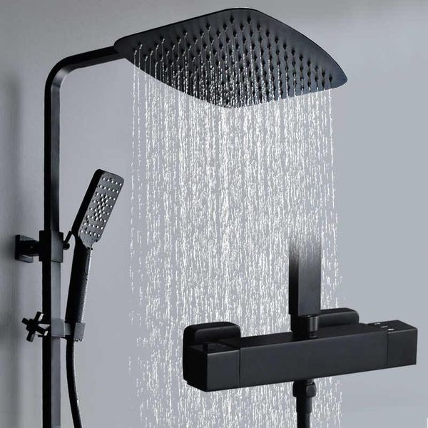 bathroom shower sets system massage showers attached to the wall heads matte black mixer water joint
bathroom shower sets system massage showers attached to the wall heads matte black mixer water joint