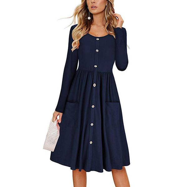 casual dresses summer dress women elegant midi club vintage long sleeve a-line solid button empire o-neck robe fille bodycon pocket ropa muj, Black;gray
casual dresses summer dress women elegant midi club vintage long sleeve a-line solid button empire o-neck robe fille bodycon pocket ropa muj, Black;gray