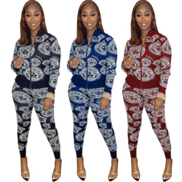 women's two piece pants africa dashiki autumn/winter european and american fashion casual commuter sportswear two-piece set ladies suit, White
women's two piece pants africa dashiki autumn/winter european and american fashion casual commuter sportswear two-piece set ladies suit, White