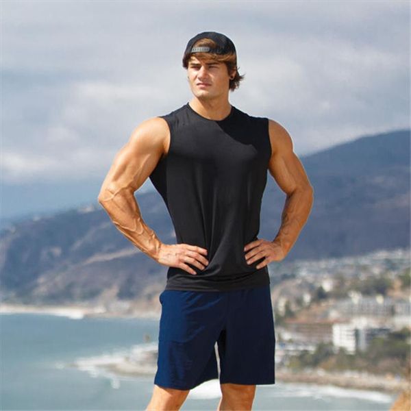 gyms tank men fitness bodybuilding workout slim fit sleeveless shirt male summer casual singlet solid vest undershirt, White;black
gyms tank men fitness bodybuilding workout slim fit sleeveless shirt male summer casual singlet solid vest undershirt, White;black