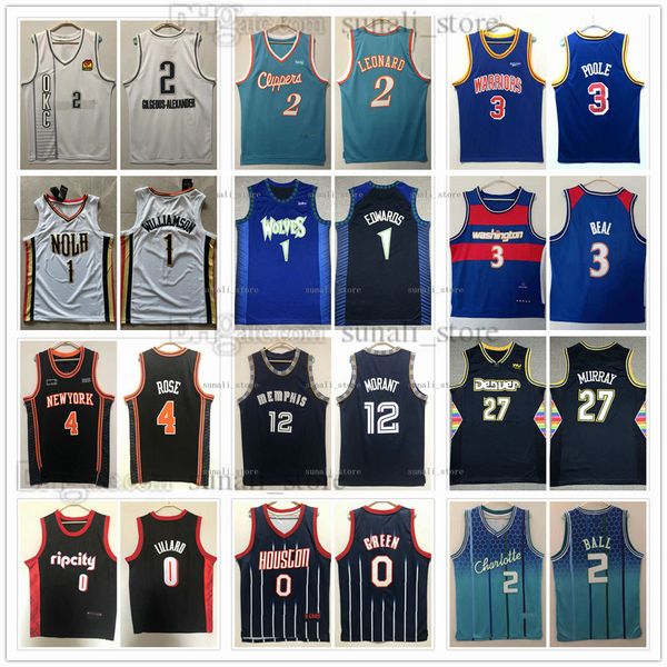 2021-22 city basketball jersey derrick rose bradley beal shai gilgeous-alexander anthony edwards kawhi zion leonard williamson 3 poole jamal, Black;red
2021-22 city basketball jersey derrick rose bradley beal shai gilgeous-alexander anthony edwards kawhi zion leonard williamson 3 poole jamal, Black;red