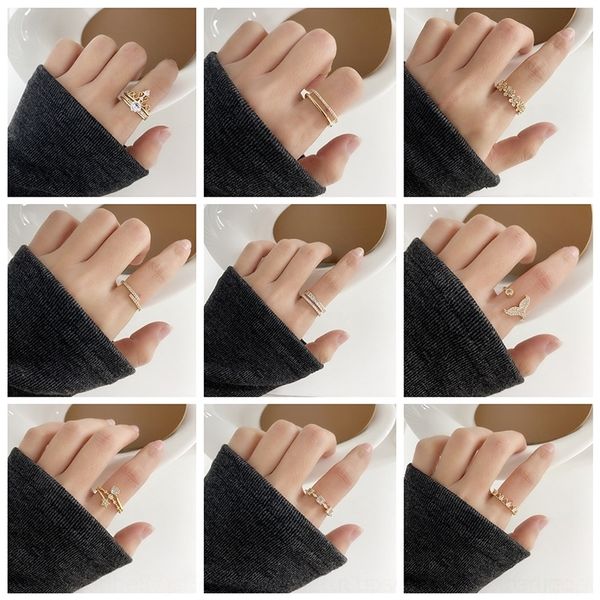 3XXw korean zircon band rings metal open female ringear fashion personality fashion temperament simple cold wind, Silver
3XXw korean zircon band rings metal open female ringear fashion personality fashion temperament simple cold wind, Silver