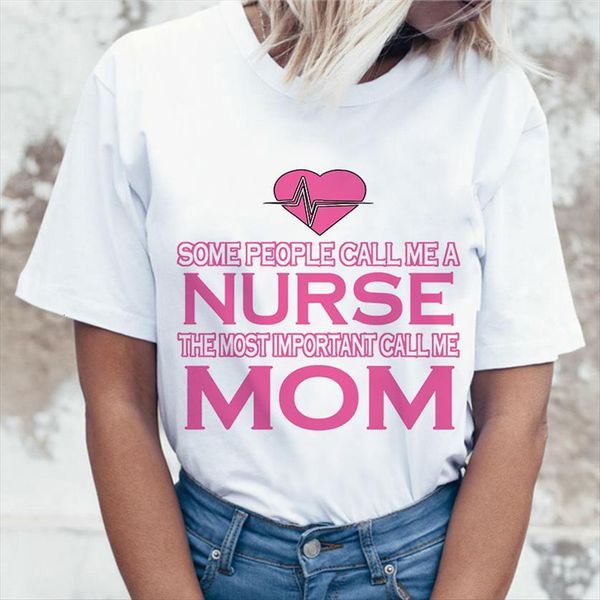 summer fashion white round neck women t shirt short sleeve i am a mother nurse letters print
summer fashion white round neck women t shirt short sleeve i am a mother nurse letters print