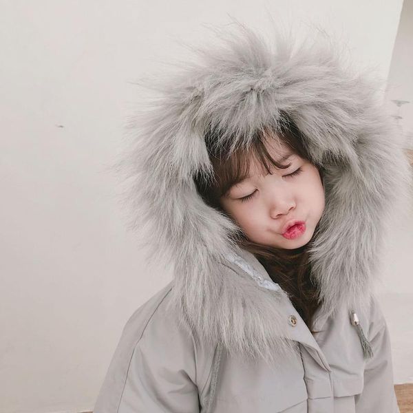 coat 2021 arrival winter korean version cotton pure color thickened warm long style fur hooded for fashion girls and boys, Blue;gray
coat 2021 arrival winter korean version cotton pure color thickened warm long style fur hooded for fashion girls and boys, Blue;gray