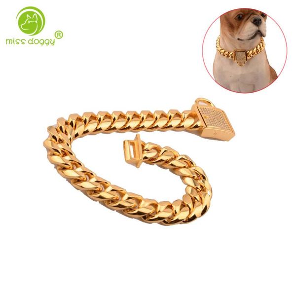 dog collars & leashes 14mm durable gold chain fashion collar personalized puppy for small dogs pug accessories collares para perro 10e
dog collars & leashes 14mm durable gold chain fashion collar personalized puppy for small dogs pug accessories collares para perro 10e