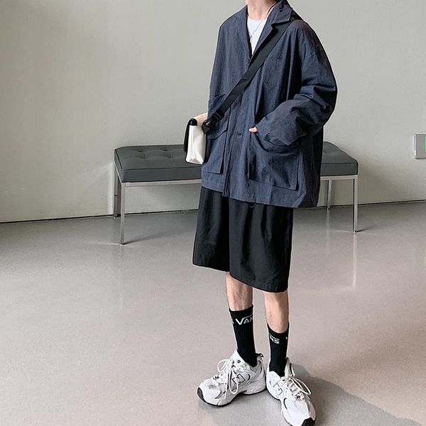 men's jackets autumn cotton casual jacket fashion pocket tooling men korean loose suit mens dress s-xl, Black;brown
men's jackets autumn cotton casual jacket fashion pocket tooling men korean loose suit mens dress s-xl, Black;brown