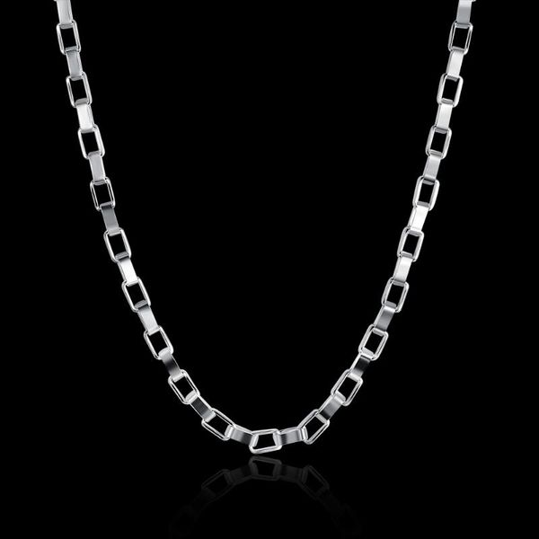 chains fashion brand 925 sterling silver necklace for women man fine 5mm box chain 18 inch party wedding jewelry lady gift
chains fashion brand 925 sterling silver necklace for women man fine 5mm box chain 18 inch party wedding jewelry lady gift