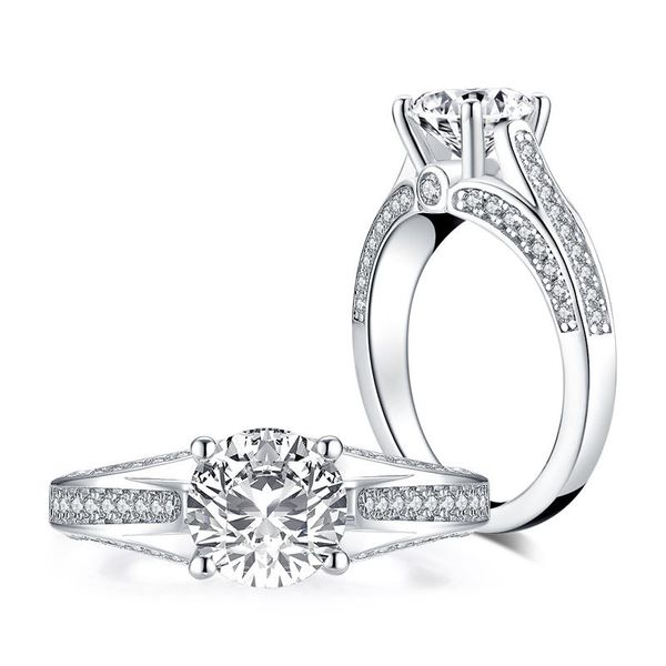 cluster rings lesf 925 silver engagement woman ring round shape 1.5 ct sona diamond women's wedding gift, Golden;silver
cluster rings lesf 925 silver engagement woman ring round shape 1.5 ct sona diamond women's wedding gift, Golden;silver