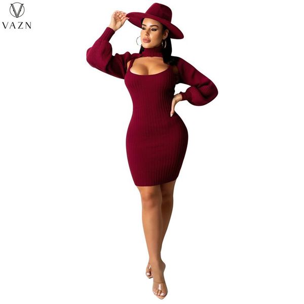 casual dresses vazn 2021 autumn knit dress hollow out solid open young high waist women skinny mini vestido, Black;gray
casual dresses vazn 2021 autumn knit dress hollow out solid open young high waist women skinny mini vestido, Black;gray