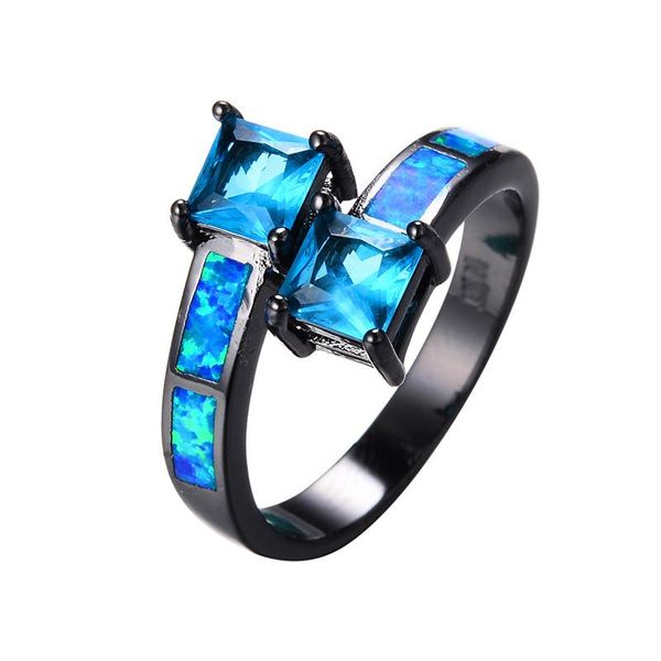 wedding rings luxury female blue fire opal ring fashion 14kt black gold for women promise small square love engagement, Slivery;golden
wedding rings luxury female blue fire opal ring fashion 14kt black gold for women promise small square love engagement, Slivery;golden