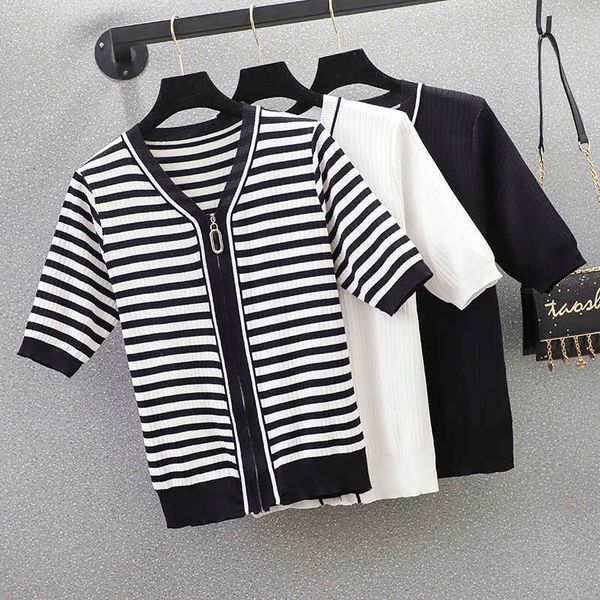 vintage v-neck stripe short sleeve women sweater summer short knitted cardigan sweaters womes england style 210604, White
vintage v-neck stripe short sleeve women sweater summer short knitted cardigan sweaters womes england style 210604, White