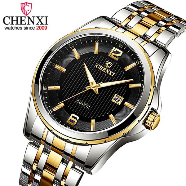 wristwatches chenxi luxury business men watches men's analog quartz watch waterproof clock full steel relogio masculino, Slivery;brown
wristwatches chenxi luxury business men watches men's analog quartz watch waterproof clock full steel relogio masculino, Slivery;brown