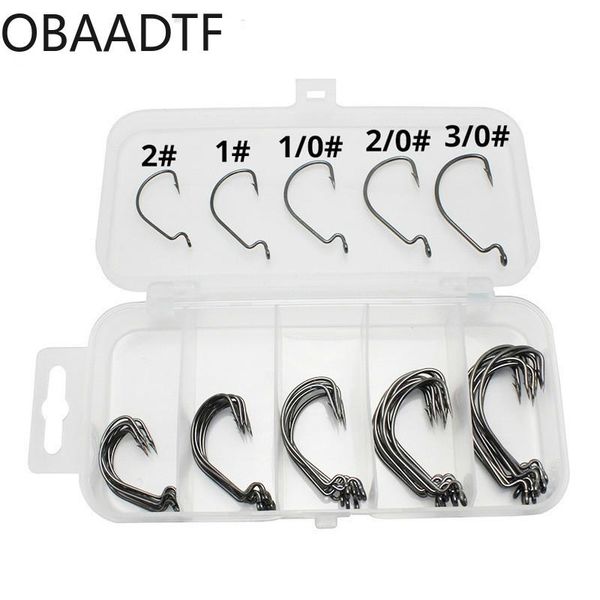crank hook set black nickel fish 2#-3/0# texas fishing group cross-border tackle hooks
crank hook set black nickel fish 2#-3/0# texas fishing group cross-border tackle hooks