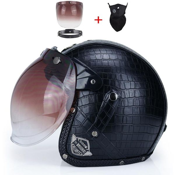motorcycle helmets retro vintage helmet chopper scooter synthetic leather 3/4 open face casco moto gb capacete mask glasses
motorcycle helmets retro vintage helmet chopper scooter synthetic leather 3/4 open face casco moto gb capacete mask glasses