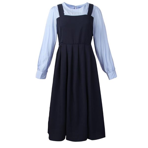 casual dresses 2021 autumn dress fake 2 pcs patchwork sweet korean chic women dresess high waist elegant vintage, Black;gray
casual dresses 2021 autumn dress fake 2 pcs patchwork sweet korean chic women dresess high waist elegant vintage, Black;gray