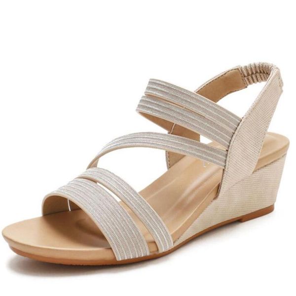 summer wedges shoes for women fashion rome ladies sandals soft bottom comfortable female large plus size 36-42 qq177 dress, Black
summer wedges shoes for women fashion rome ladies sandals soft bottom comfortable female large plus size 36-42 qq177 dress, Black