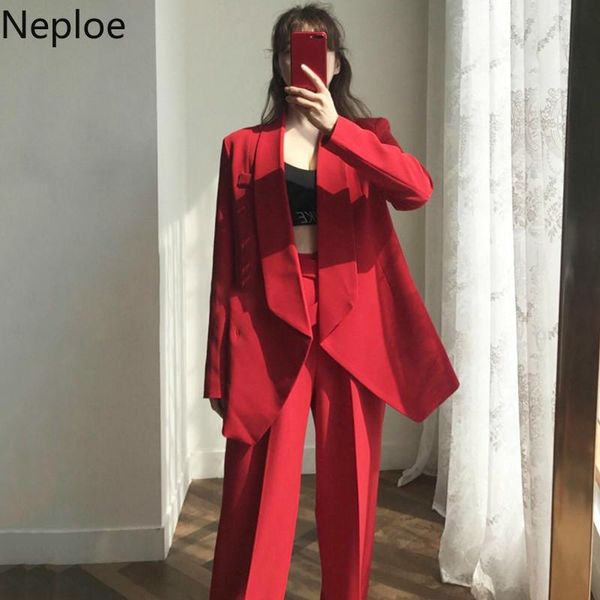 women's suits & blazers neploe blazer women korean ins turn down collar long sleeve female coats spring 2021 loose casual office lady, White;black
women's suits & blazers neploe blazer women korean ins turn down collar long sleeve female coats spring 2021 loose casual office lady, White;black