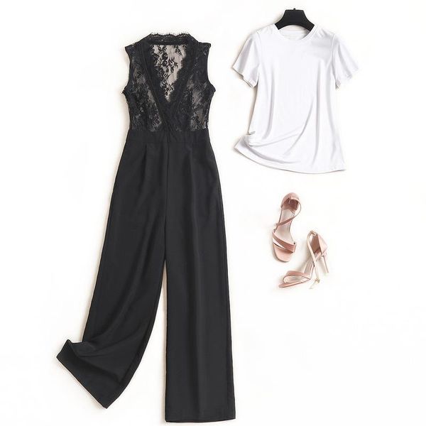 women's two piece pants 2021 fashion sets womens 2 office lady white t-shirt+ lace rompers winter casual trousers suit
women's two piece pants 2021 fashion sets womens 2 office lady white t-shirt+ lace rompers winter casual trousers suit