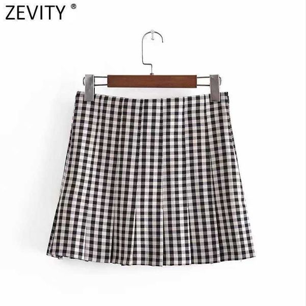 zevity women vintage plaid print hem pleats casual slim mini skirt faldas mujer ladies side zipper chic a line vestidos qun772 210603, Black
zevity women vintage plaid print hem pleats casual slim mini skirt faldas mujer ladies side zipper chic a line vestidos qun772 210603, Black