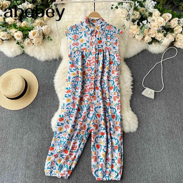 design vintage print jumpsuits autumn turn down collar sleeveless rompers korean chic streetwear wide leg 210512, Black;white
design vintage print jumpsuits autumn turn down collar sleeveless rompers korean chic streetwear wide leg 210512, Black;white