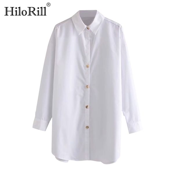 women casual white cotton blouse shirt loose long sleeve solid blouses office turn down collar blusas 210508
women casual white cotton blouse shirt loose long sleeve solid blouses office turn down collar blusas 210508