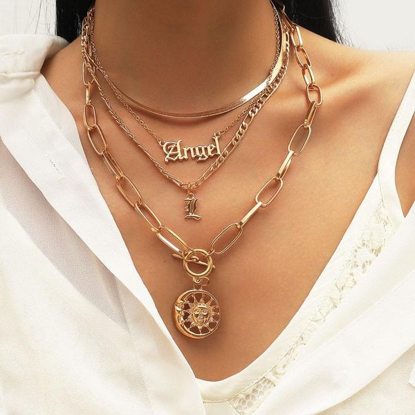 chains middle east arab sun moon necklace women multi-layer metal chain angle for jewelry wholesale bijoux femme hy-01, Silver
chains middle east arab sun moon necklace women multi-layer metal chain angle for jewelry wholesale bijoux femme hy-01, Silver