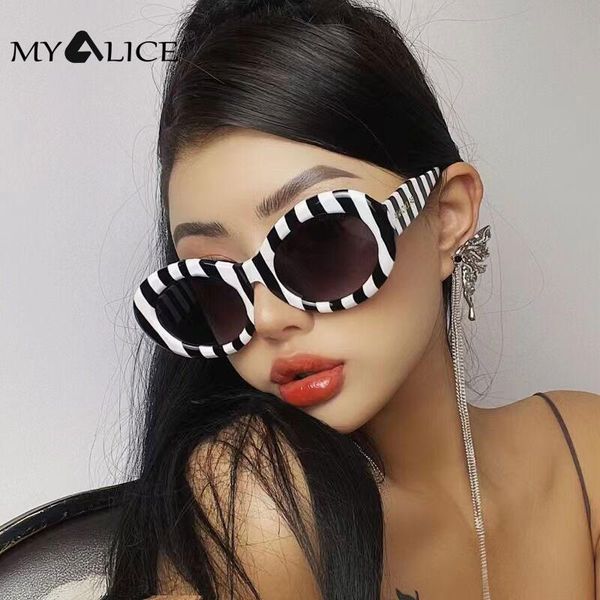 sunglasses myalice fashion women oversized cute round shape personality zebra pattern leopard feminino uv400, White;black
sunglasses myalice fashion women oversized cute round shape personality zebra pattern leopard feminino uv400, White;black