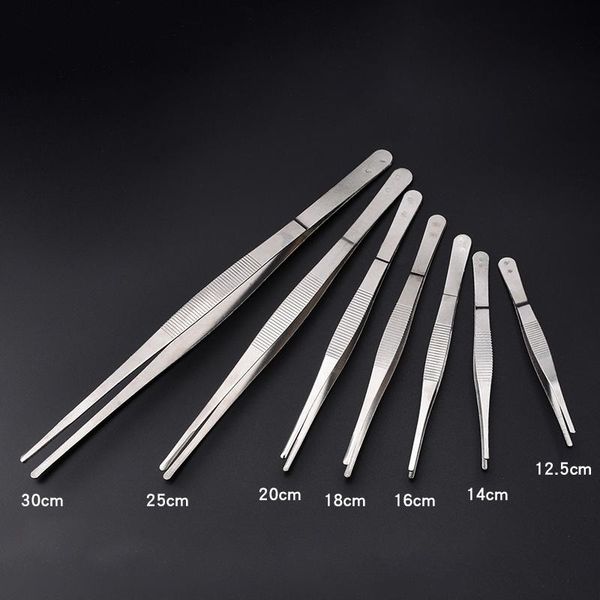 lab supplies 5pcs stainless steel straight tweezer thicken round-head 12.5/14/16/18/20/25/30cm for laboratory
lab supplies 5pcs stainless steel straight tweezer thicken round-head 12.5/14/16/18/20/25/30cm for laboratory
