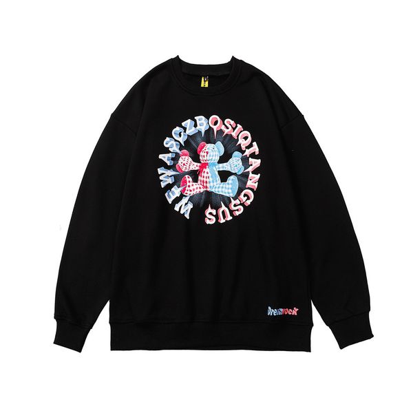 sweatshirts cartoon printed hoodless sweater mens street trend loose round neck long sleeve lazy fashion brand pullover hoodie, Black
sweatshirts cartoon printed hoodless sweater mens street trend loose round neck long sleeve lazy fashion brand pullover hoodie, Black