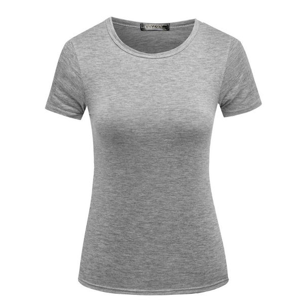 fashion short sleeve women gray t shirt t-shirt tshirt femaale clothes harajuku simple 90s summer women's, White
fashion short sleeve women gray t shirt t-shirt tshirt femaale clothes harajuku simple 90s summer women's, White