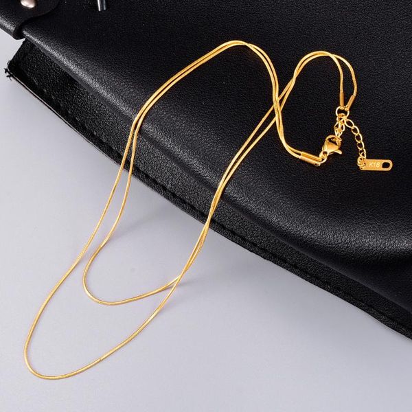 pendant necklaces 2021 fashion round snake chain necklace for women dainty layered stainless steel jewelry, Silver
pendant necklaces 2021 fashion round snake chain necklace for women dainty layered stainless steel jewelry, Silver