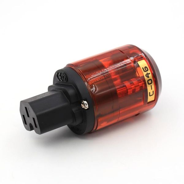 smart power plugs 2 pcs c-046 pure red copper iec connector plug for audio cable
smart power plugs 2 pcs c-046 pure red copper iec connector plug for audio cable
