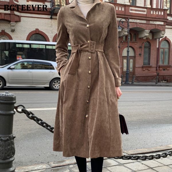 dresses autumn winter thicken turn-down collar corduroy dress women casual single-breasted belted a-line vestidos femme iijw, Black;gray
dresses autumn winter thicken turn-down collar corduroy dress women casual single-breasted belted a-line vestidos femme iijw, Black;gray