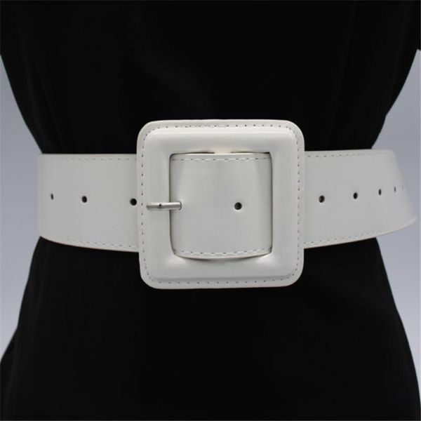 belts big square buckle for women bright patent leather waist black pin buckles wide belt ladies casual dress waistbands femme, Black;brown
belts big square buckle for women bright patent leather waist black pin buckles wide belt ladies casual dress waistbands femme, Black;brown