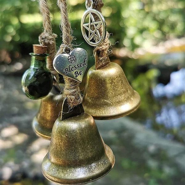 decorative objects & figurines 6pcs blessing bells evil spirit windchimes witch 6 amulet charm witchcraft home door wall hanging good luck g
decorative objects & figurines 6pcs blessing bells evil spirit windchimes witch 6 amulet charm witchcraft home door wall hanging good luck g