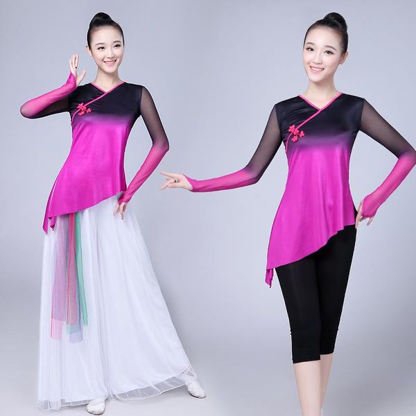 stage wear ethnic dance sarong gymnastics body netting practice female classical clothes, Black;red
stage wear ethnic dance sarong gymnastics body netting practice female classical clothes, Black;red