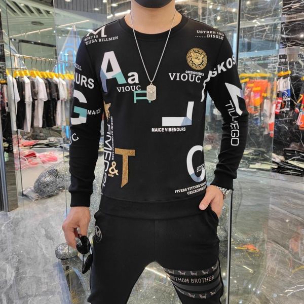 men's hoodies & sweatshirts brand letter drilling autumn winter long sleeve sweatshirt business social streetwear casual pullover, Black
men's hoodies & sweatshirts brand letter drilling autumn winter long sleeve sweatshirt business social streetwear casual pullover, Black